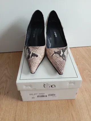 Zapatos tacón serpiente,num 40