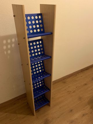 Mueble Estantería CDs Madera y Plástico