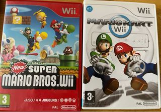 Nintendo Wii como Nueva y 2 juegos y mando pro