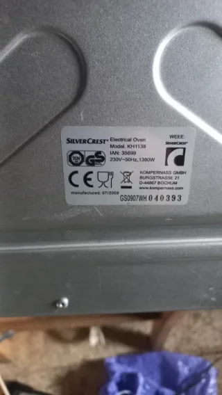 Horno SILVERCREST blanco