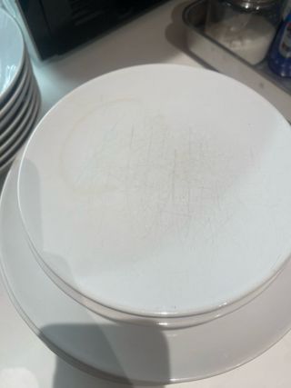 Vajilla Ikea Blanca Porcelana