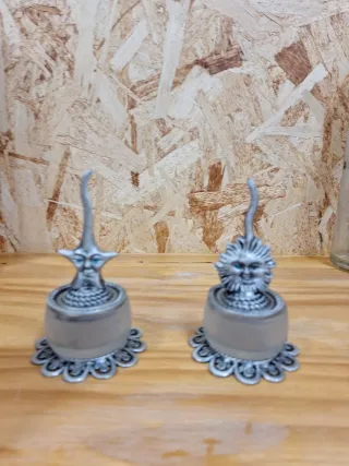 Joyero plata con figuras