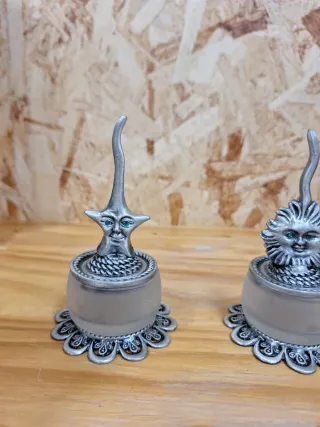 Joyero plata con figuras