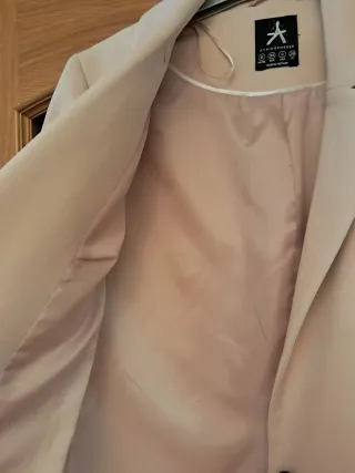 Abrigo fino Atmosphere rosa talla 34