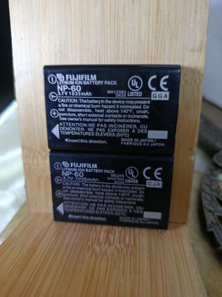 2 Batterie Fujifilm NP-60 per Fotocamere Digitali