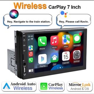 Pantalla Coche 7” CarPlay + Android Auto