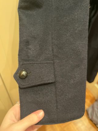 Gabardina azul marino