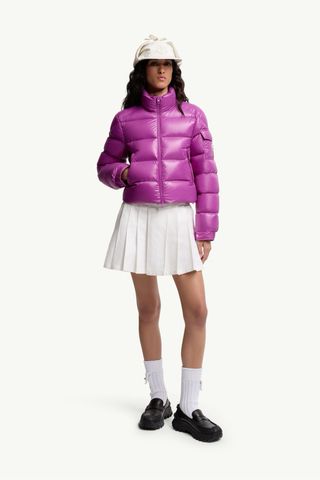Chaqueta Moncler Talla S Morado