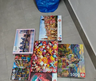 Pack 5 Puzzles 1000 Piezas
