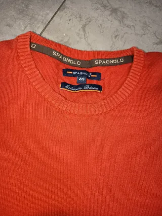 Jersey Spagnolo Naranja Cuello Redondo Talla S