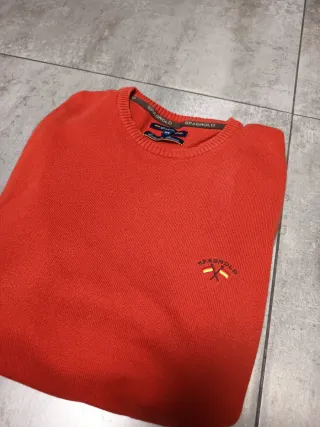 Jersey Spagnolo Naranja Cuello Redondo Talla S