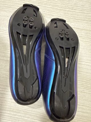 Zapatillas Ciclismo Speed Azul/Morado