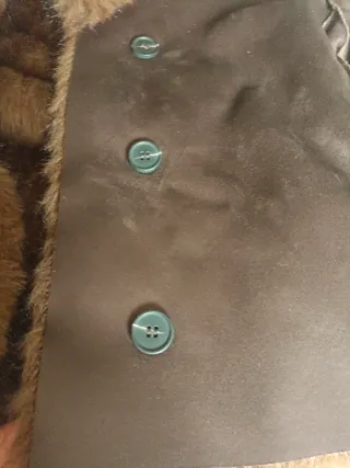 Chaqueta reversible de ante con pelo