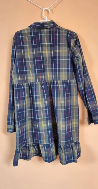 Vestido Pepe Jeans cuadros verde multicolor