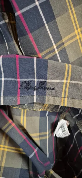 Vestido Pepe Jeans cuadros verde multicolor