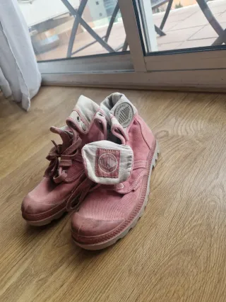 Botas Palladium Mujer Rosa