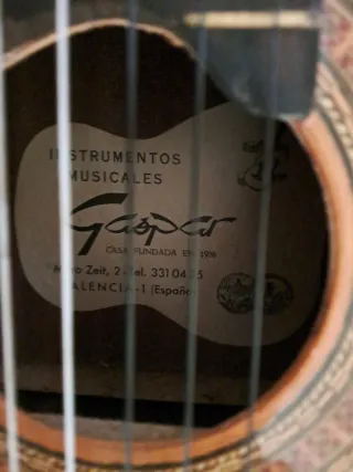 Guitarra Clásica Gaspar