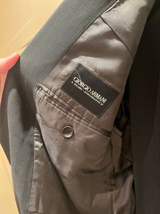 Traje Giorgio Armani Gris Talla M