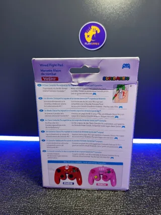 Nuevo - Mando Wii U Yoshi Wired Fight Pad