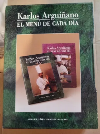 2 libros de El Menú de cada Día de Karlos Arguiñan