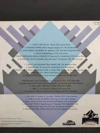 Vinilo Doble LP 25 Años de Éxito - PolyGram 1988