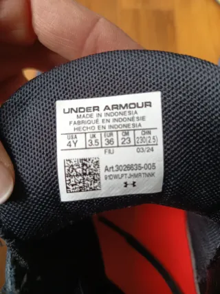 Zapatillas Under Armour Talla 36 Basket