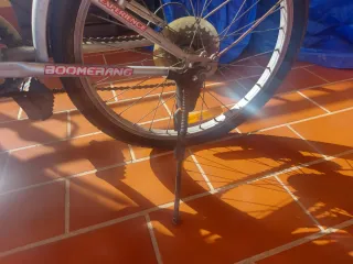 Bicicleta Plegable Boomerang Plata