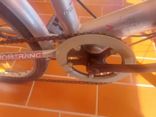 Bicicleta Plegable Boomerang Plata