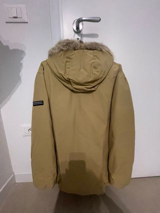 Giubbotto Woolrich Beige con Cappuccio