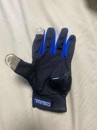 Guantes moto azul talla M
