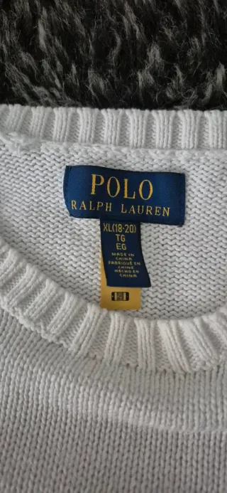 Jersey Polo Ralph Lauren Blanco Barco