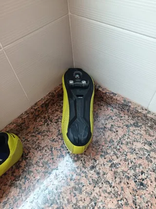 Zapatillas Ciclismo Spiuk Amarillo Flúor