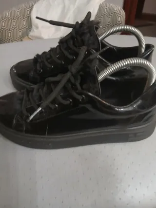 Zapatos charol negros