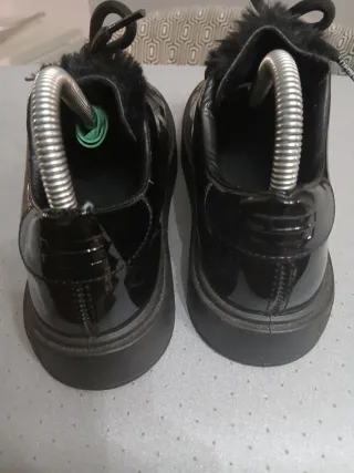 Zapatos charol negros