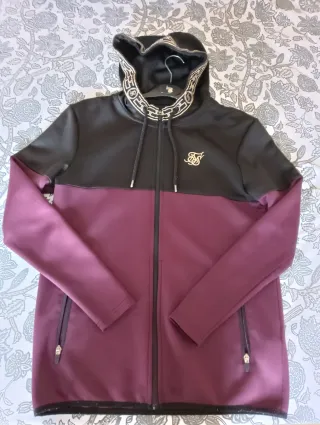 Sudadera SikSilk Negra y Morada