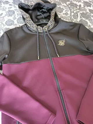 Sudadera SikSilk Negra y Morada