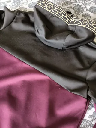 Sudadera SikSilk Negra y Morada