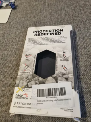 Custodia Patchworks per Galaxy S10 Plus Blu