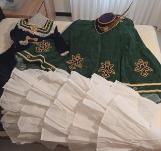 Vestido de época hecho a medida + sombrero