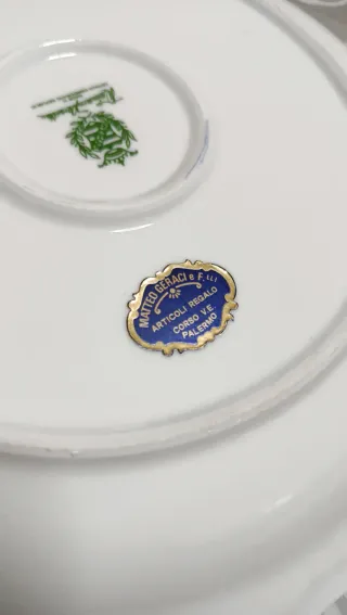 Servizio frutta porcellana Weimar