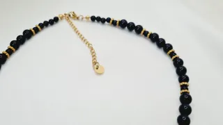 Gargantilla Ónix y dije Largo