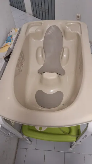 Bañera y cambiador bebé
