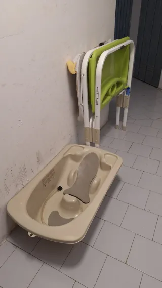 Bañera y cambiador bebé