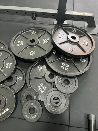 Discos de Pesas 25kg, 20kg, 15kg, 10kg