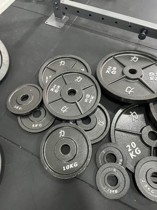 Discos de Pesas 25kg, 20kg, 15kg, 10kg