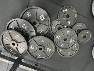 Discos de Pesas 25kg, 20kg, 15kg, 10kg