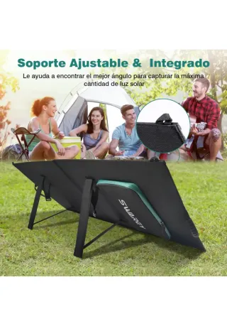 Batería Swarey 166Wh y Panel Solar 100W