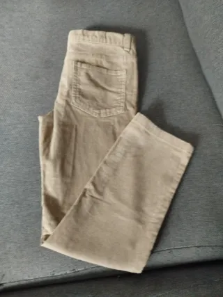 Pantalón niño beige 8 años
