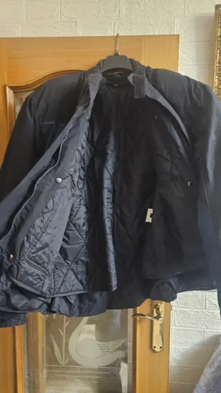 Chaqueta Moto Revenger Negra y Azul