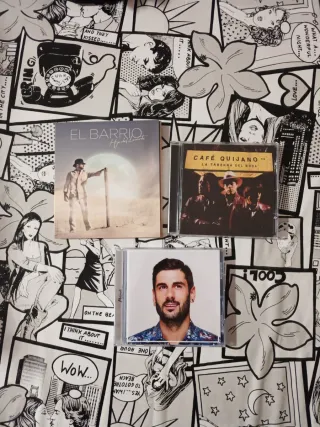 CDs variados: 1,5€ (CD) 3€ (recopilatorio).
